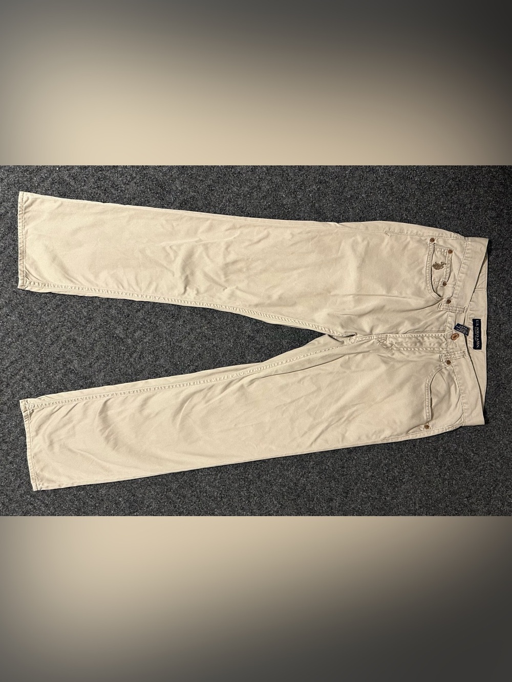 U.S. Polo Assn. Men’s Beige Straight Leg Pants 31x30